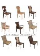 Стільці із штучного та плетеного ротангу купити по акційним цінам в Restor®.